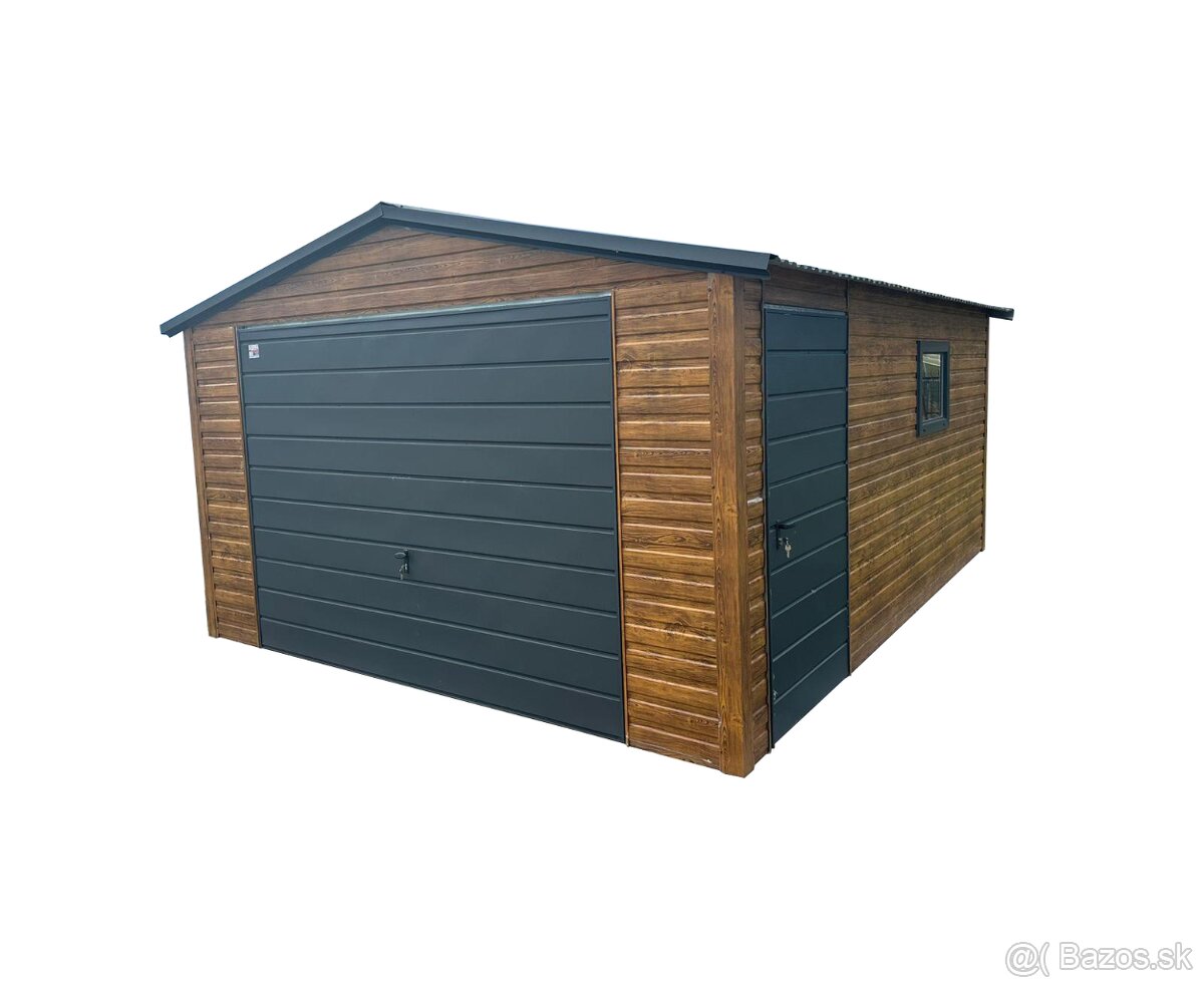 Plechová garáž 4x5m