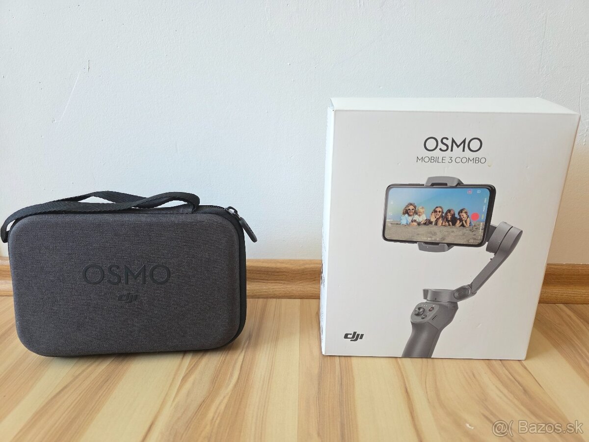 🎥🤳 Predám DJI Osmo Mobile 3 Combo