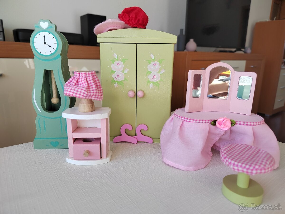 Spálňa do domčeka pre bábiky - Le Toy Van