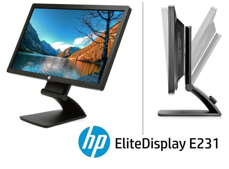 HP EliteDisplay 23", 1920x1080, VGA, DVI-D, DisplayPort