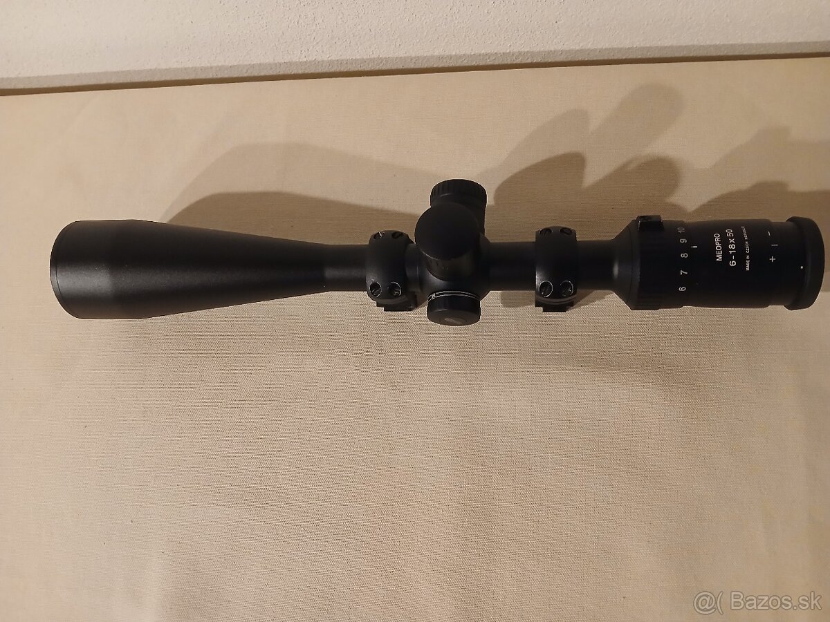 Predám puškohľad Meopta Meopro 6-18x50 BDC