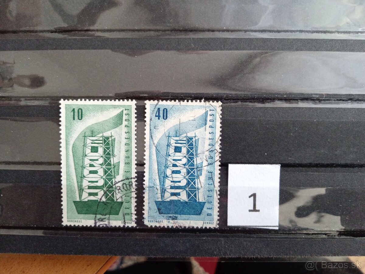 Poštové známky č.712 - Európske známky - štáty