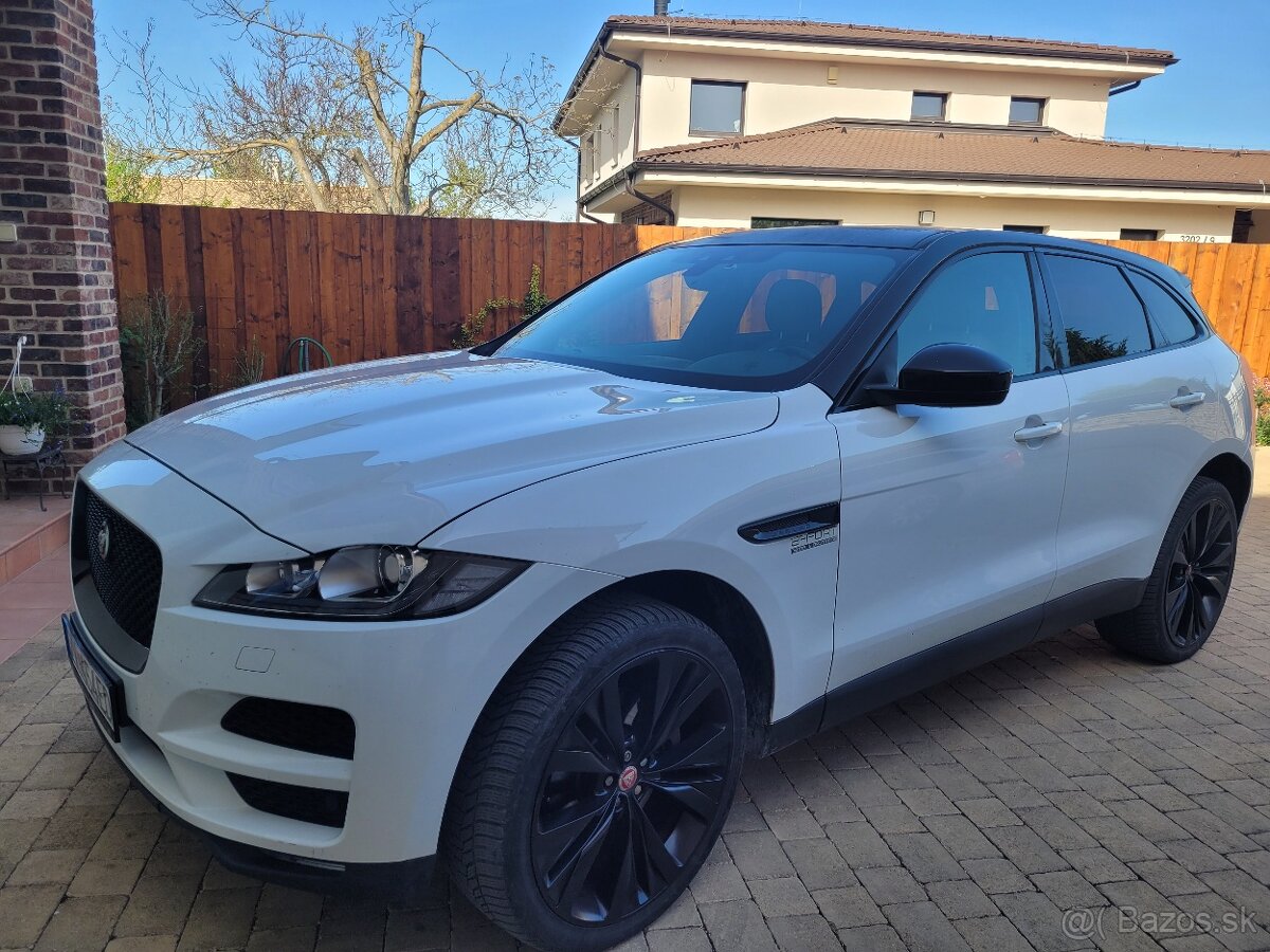 Predám SUV Jaguar F-PACE 2,0 d, 4/2017, automat 4x4