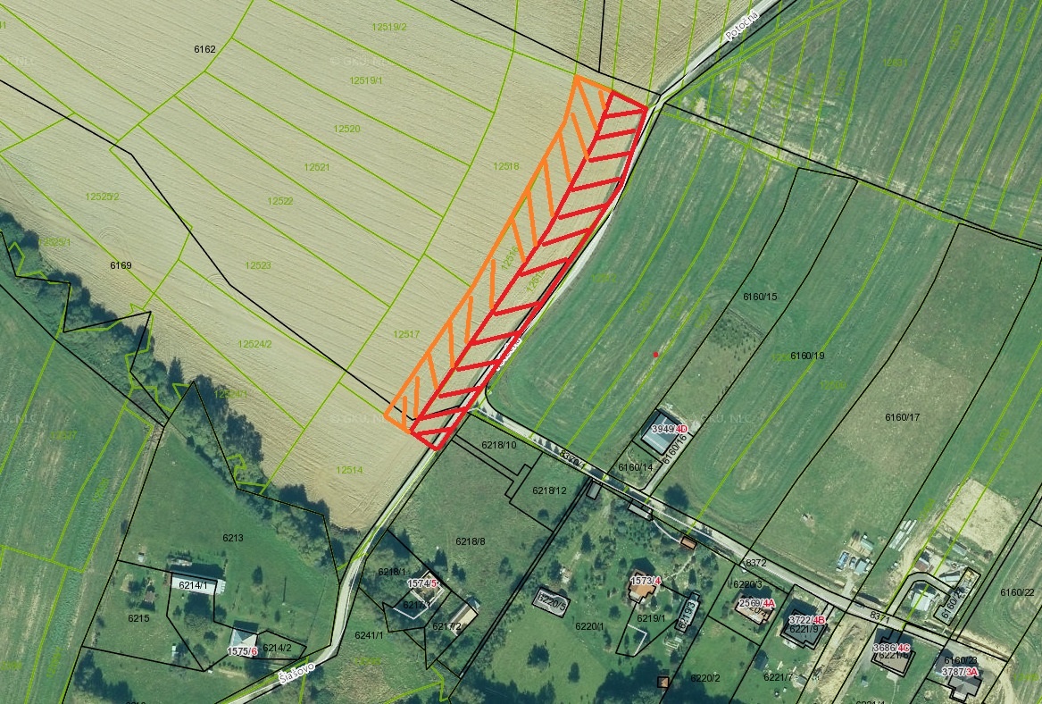 Stavebný pozemok - Brezno, Gajcovo - 12€/m2