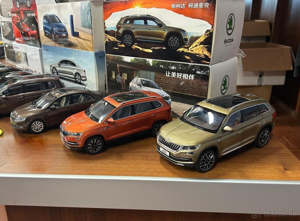 ŠKODA KODIAQ , KAROQ , RAPID 1:18 PAUDI