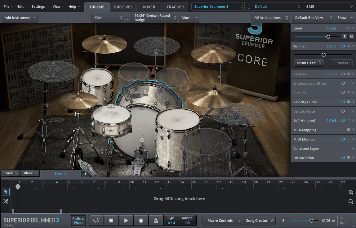 Predám Virtuálne Bicie - Superior Drummer 3 - Regular
