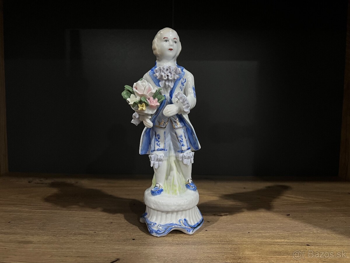 Retro čínska porcelánová soška