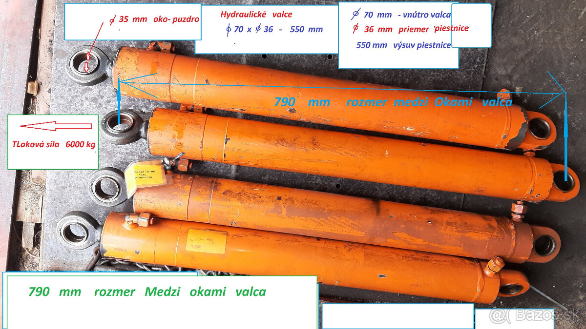 LOCUST 752 hydraulické valce , Hydr. čerpadlo