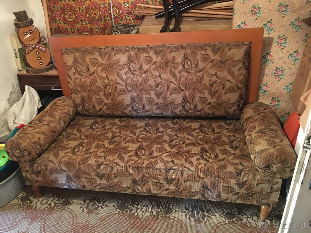 Retro Gauč/šezlon/sedacka