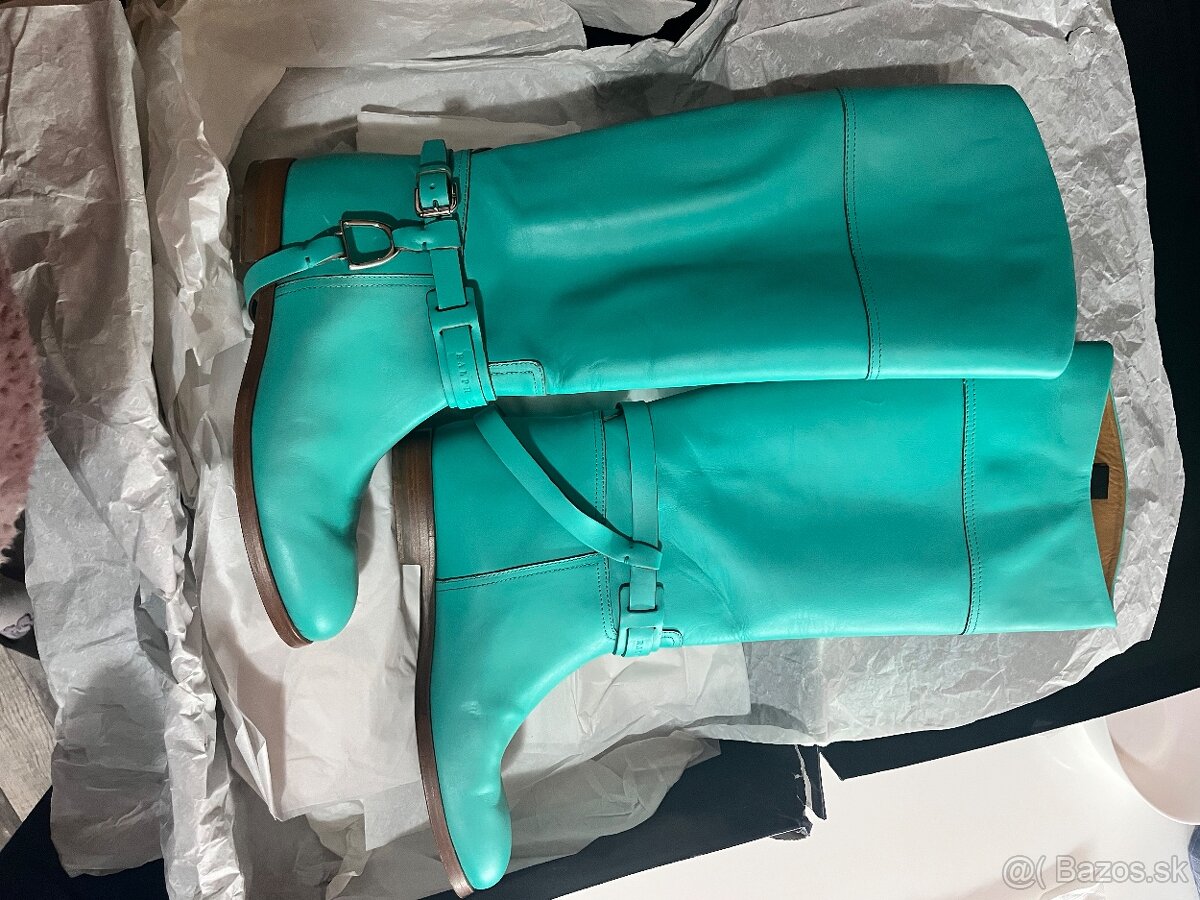 💎 Zriedkavá príležitosť Čižmy Ralph Lauren Purple Label Sa