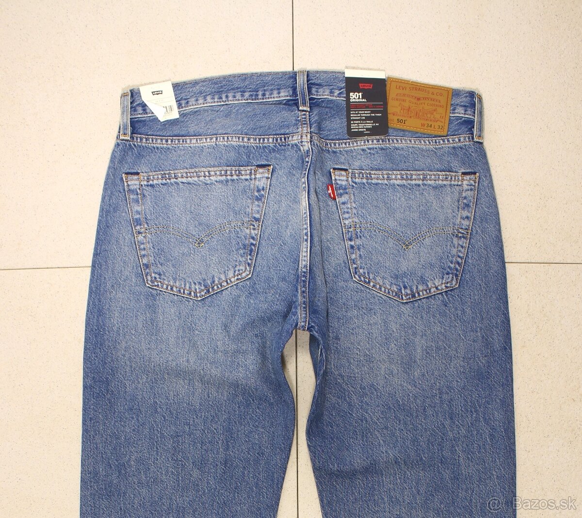 Pánské džíny Levi's 501 W34/L32=45/107cm p254