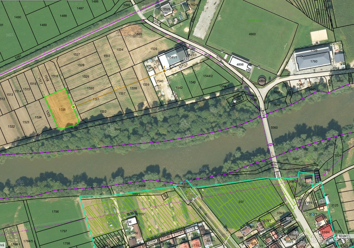 pozemok-časť parcely k.u. Krivá