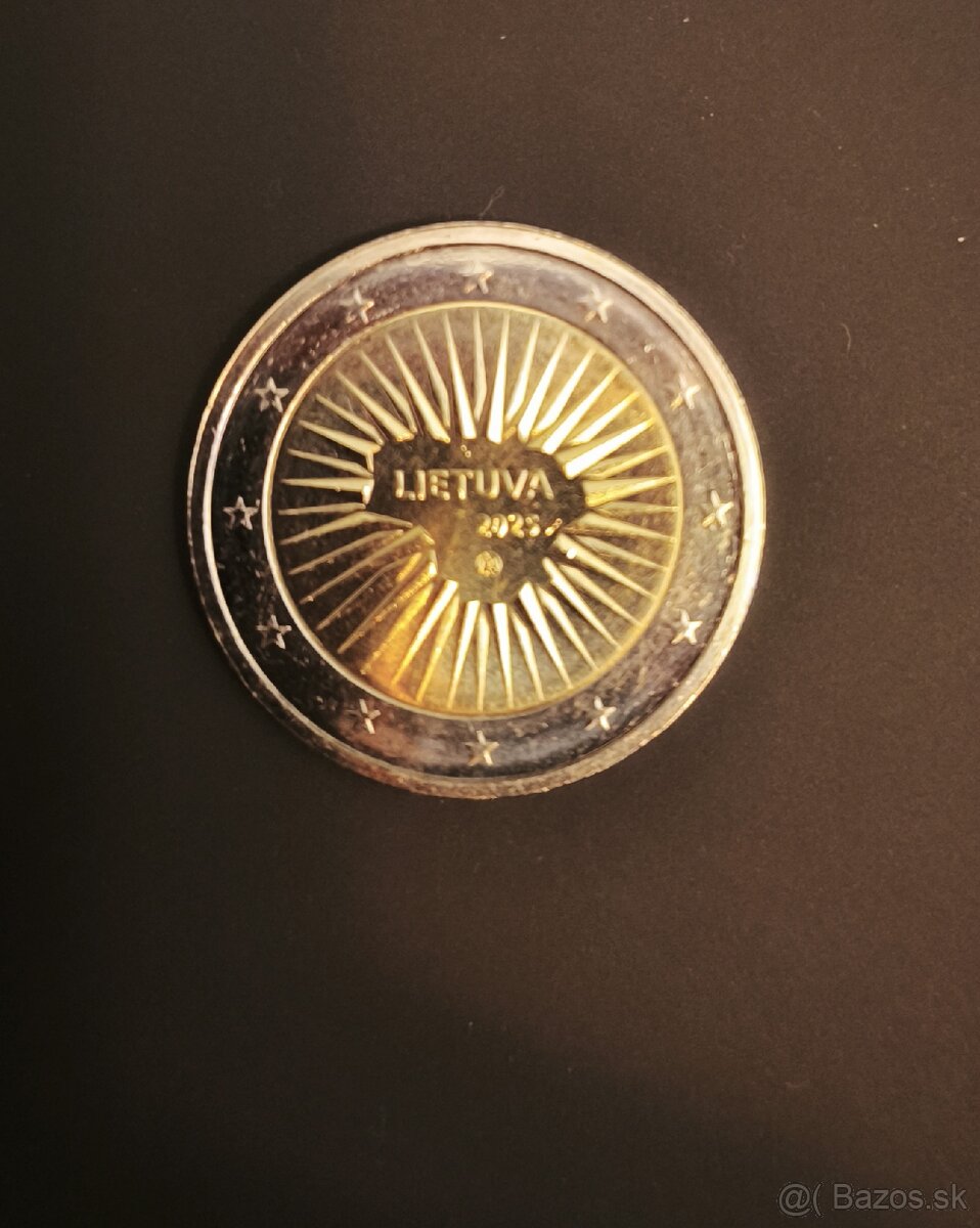 Pamätná UNC 2 EUR Litva 2025 - Obrana Litvy