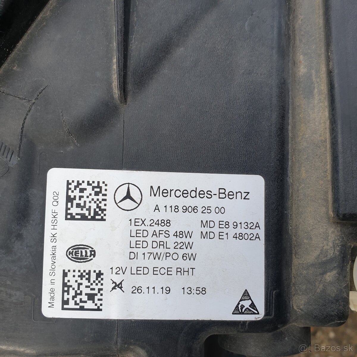 Mercedes CLA Svetlomet