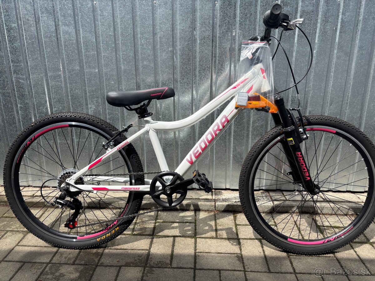 Detský horský dievčenský bicykel Vedora Madspeed 300 24”