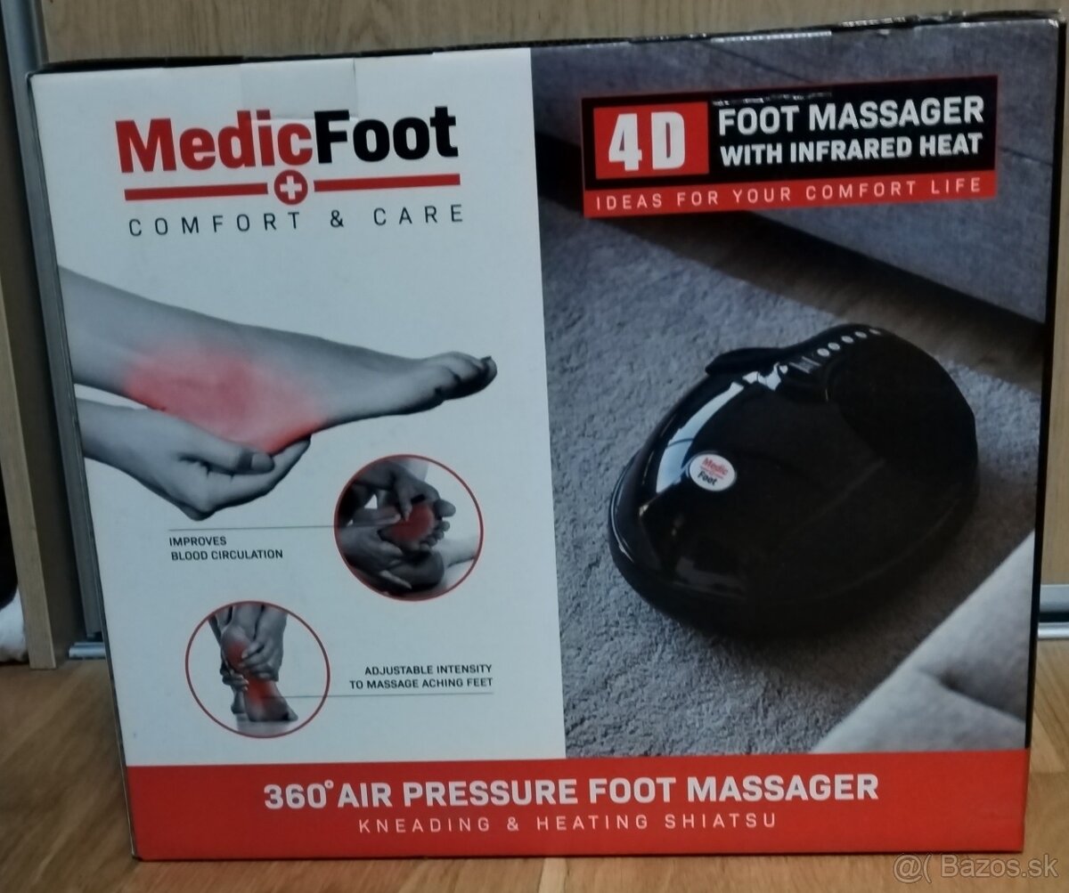 Masážny prístroj na nohy.