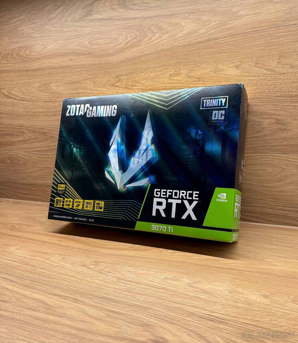 GeForce RTX 3070 Ti Trinity OC 8GB GDDR6X -nová, nerozbalená