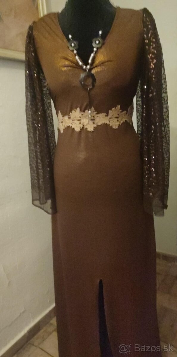 hnede šaty