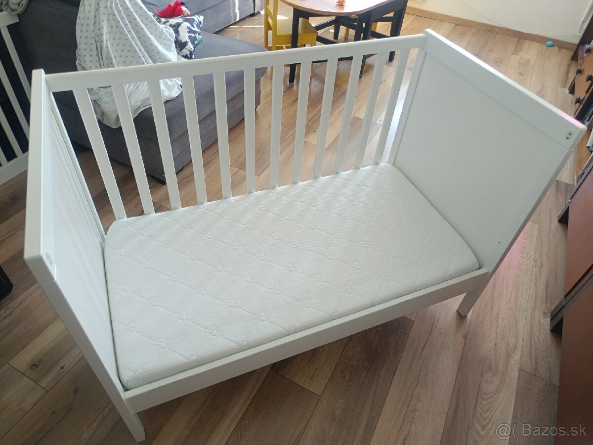 IKEA postielka Sudvik biela