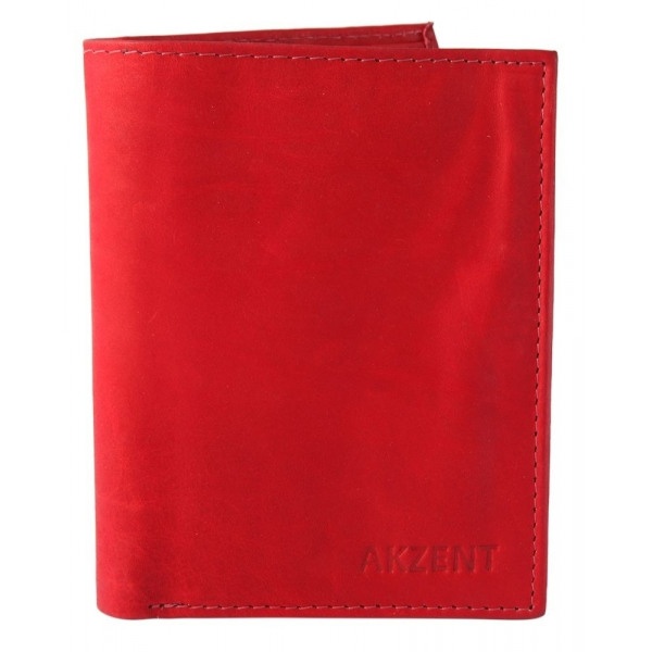 Pánska kožená peňaženka červená