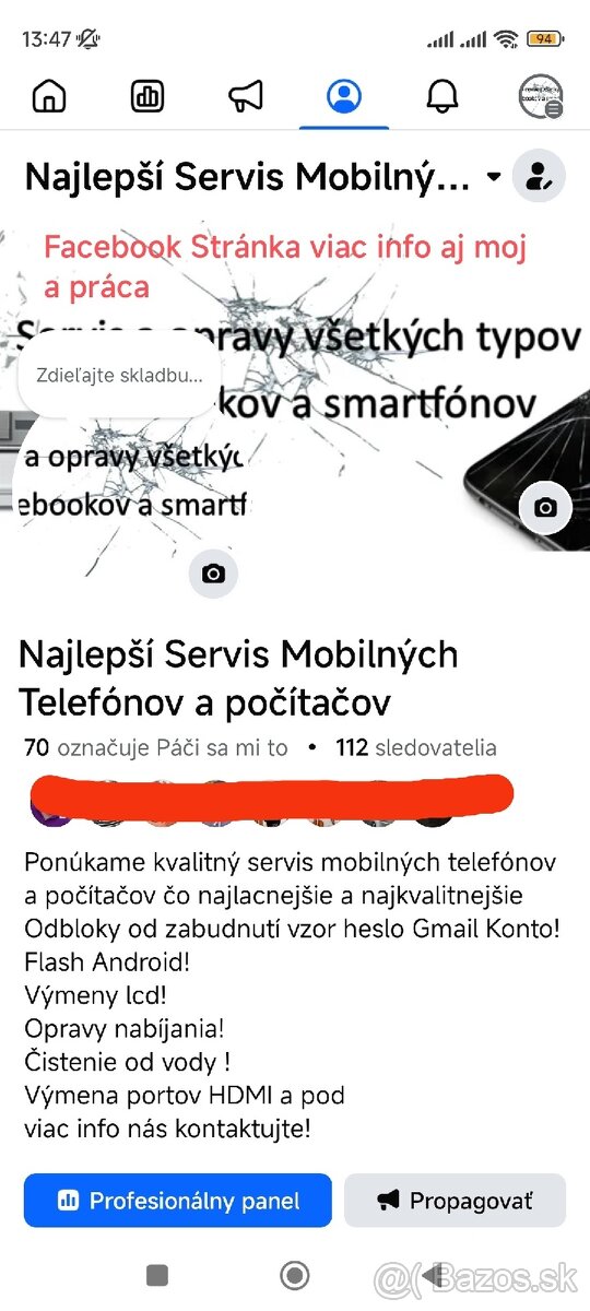 Servis Mobilov A počítačov