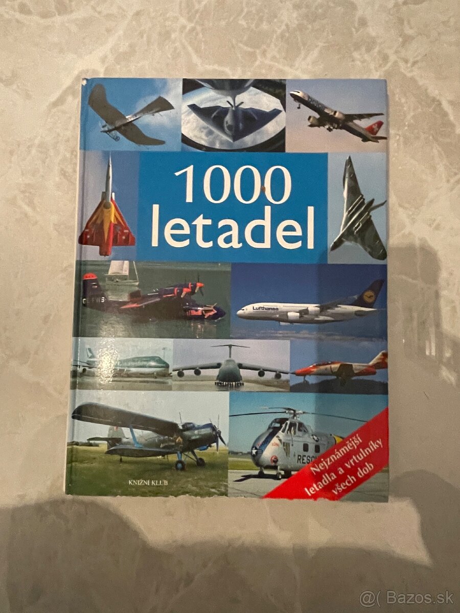 Kniha 1000 lietadiel