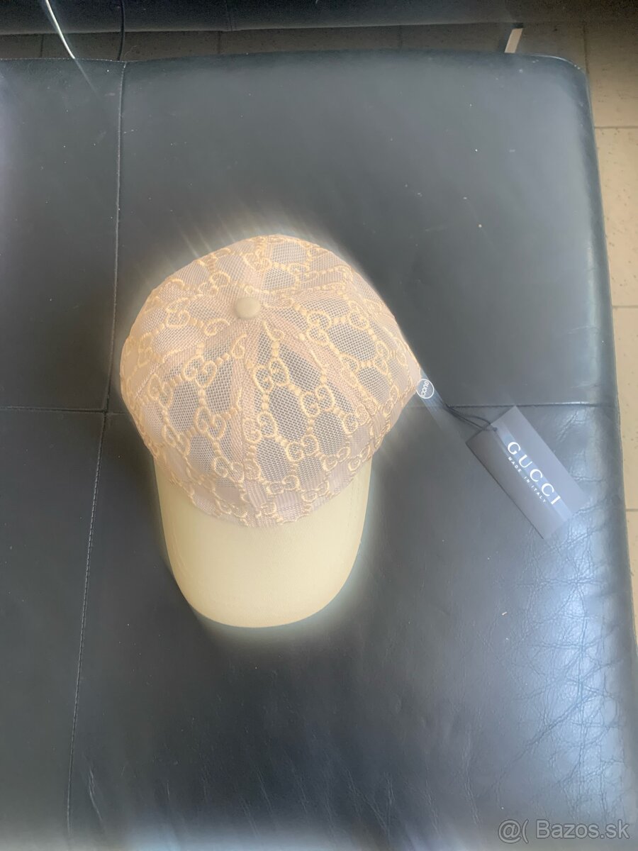 Šiltovka , GUCCI, nová, béžová