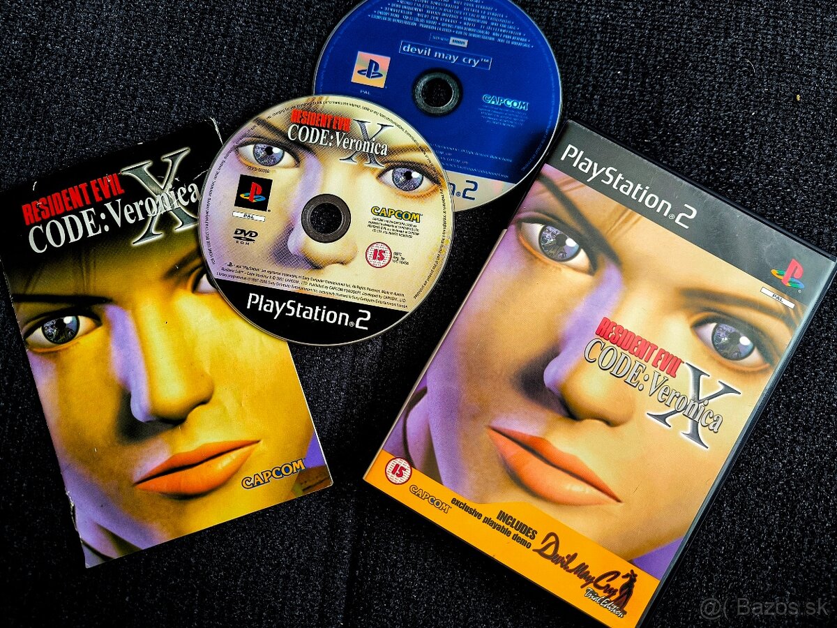 Resident Evil Code Veronica X PS2 (2 disk)