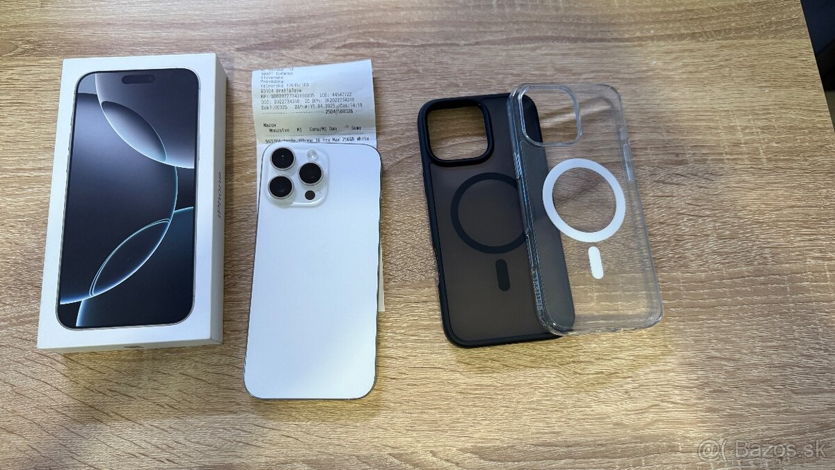 Vymenim iPhone 16 Pro Max White Titanium stary 2 tyzdne
