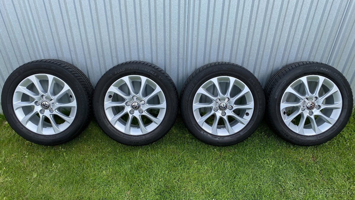 Letná sada kolies VW Golf 7, 5x112 R16 + pneu 205/55 R16