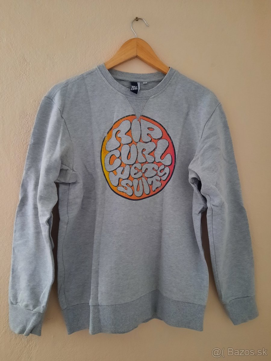 Pánska mikina znacky RIPCURL vel.S siva