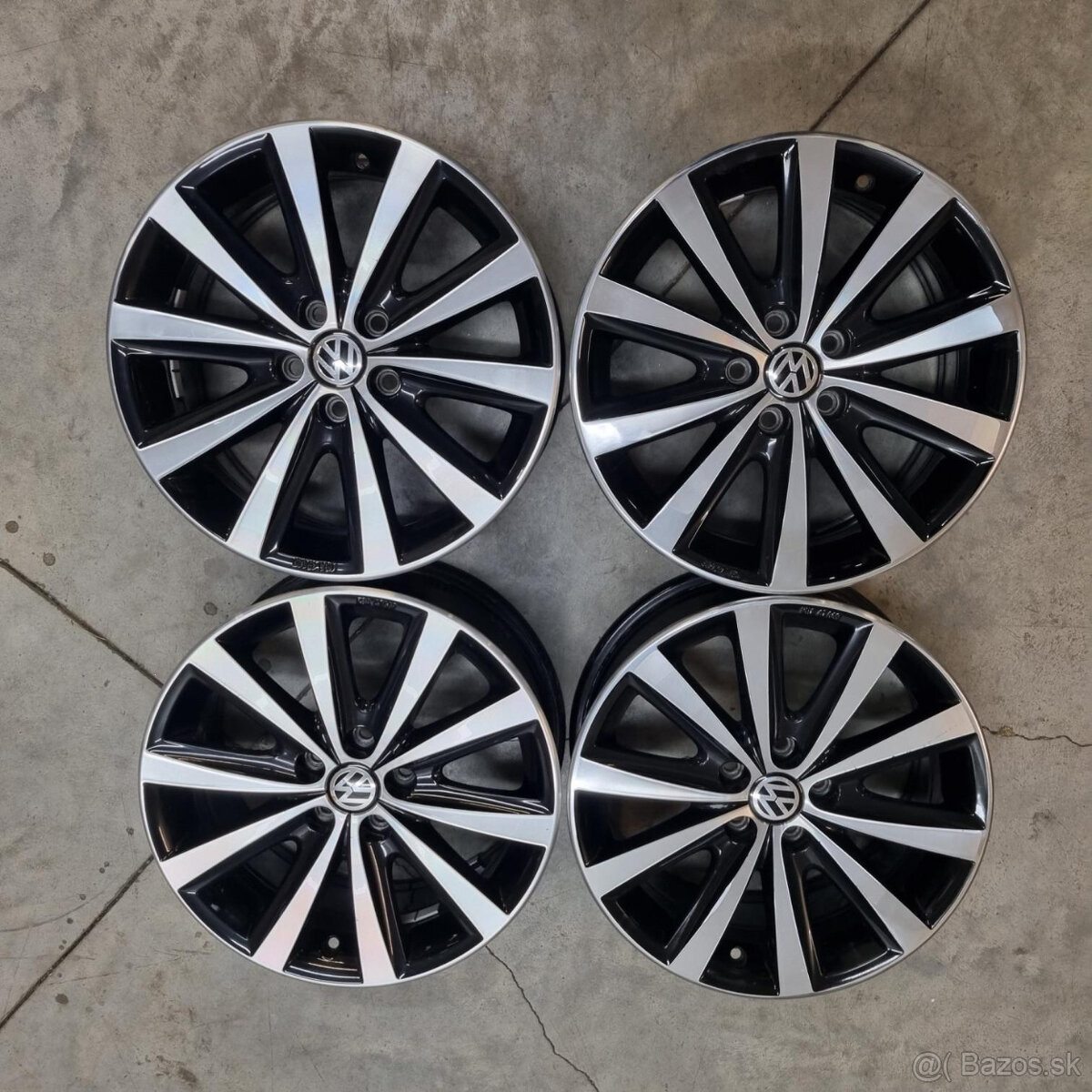 Hliníkové disky Volkswagen 5x100 R16 7J ET46