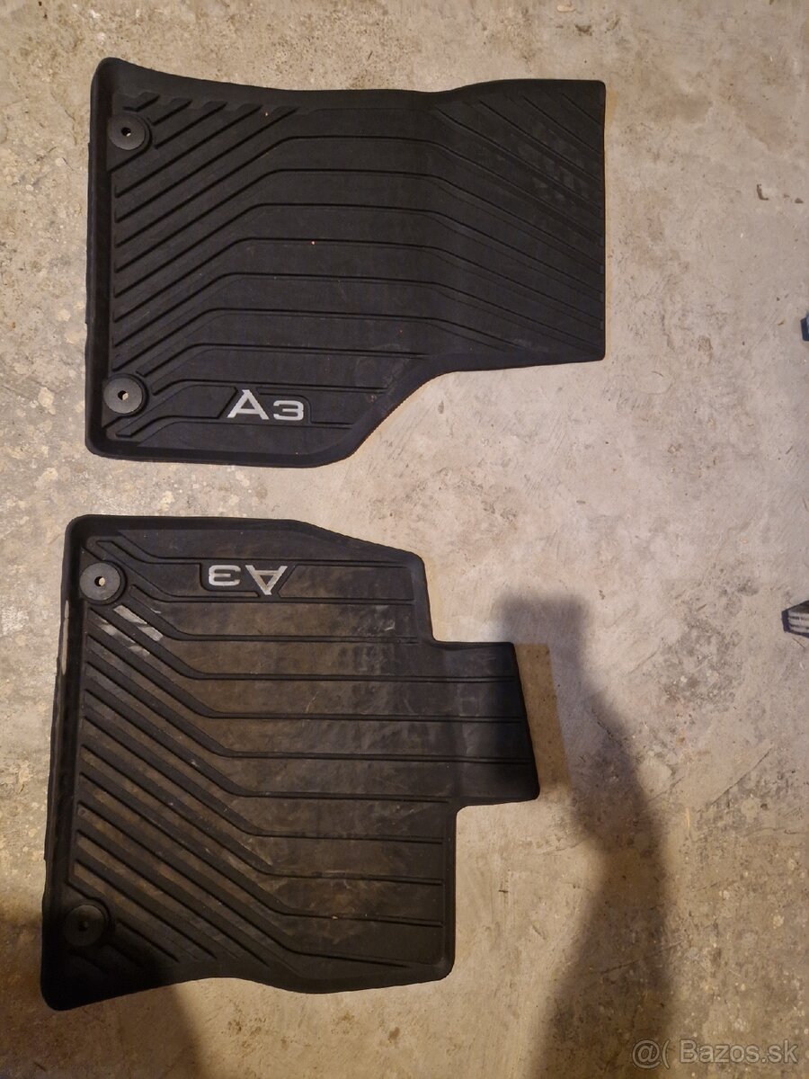 Gumene autokoberce Audi A3 2013-2019