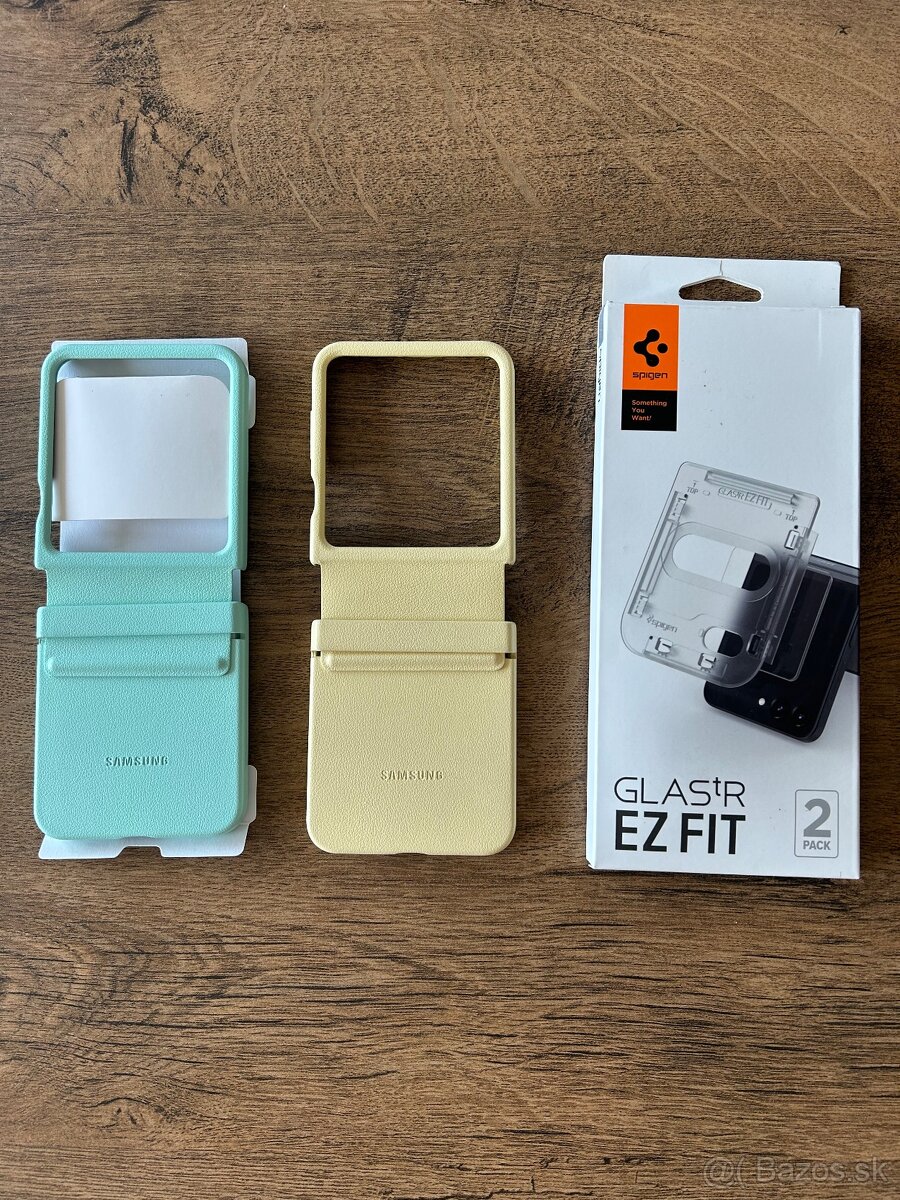 Dva originálne kryty + ochranné sklo pre Samsung Z Flip6