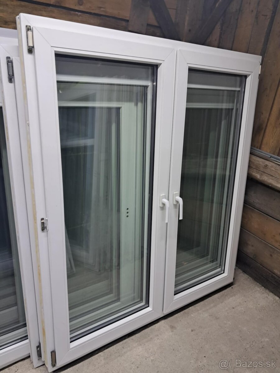 Predám plastove okna 145 x 145 cm