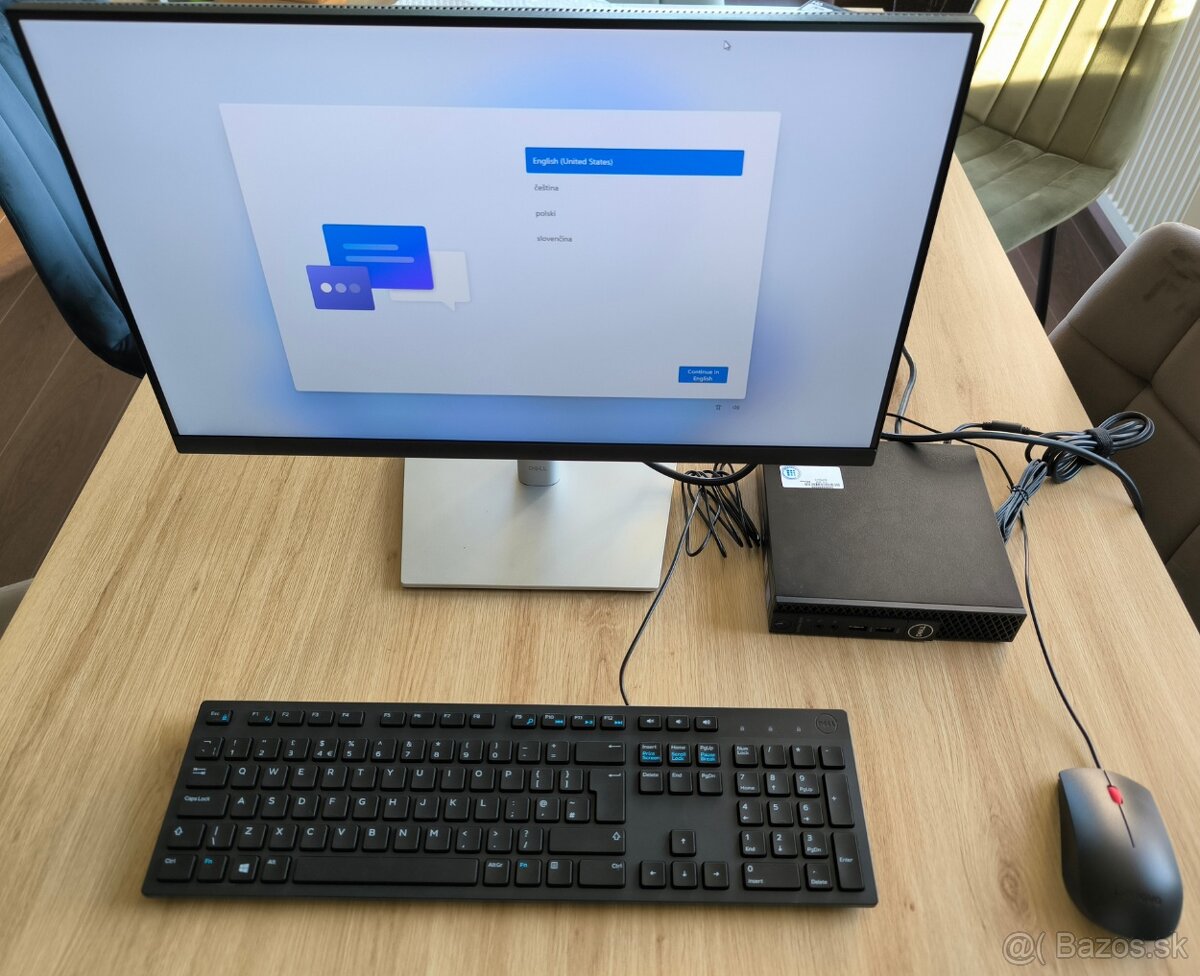 PC zostava Dell Optiplex 3070 – Windows 11 Home, monitor 22