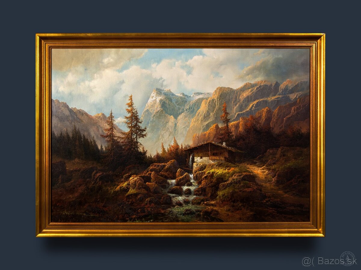 Gerhard Nesvadba, olej na plátne, 1020 × 720 mm