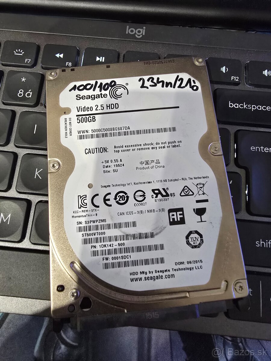 500gb 2.5 HDD 30e