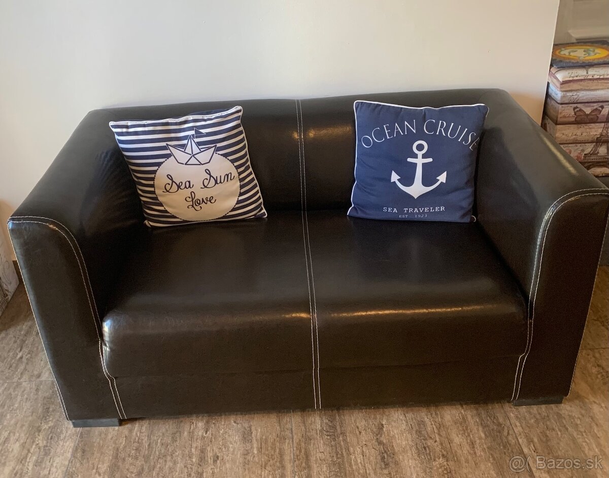 Koženková dvojsedačka