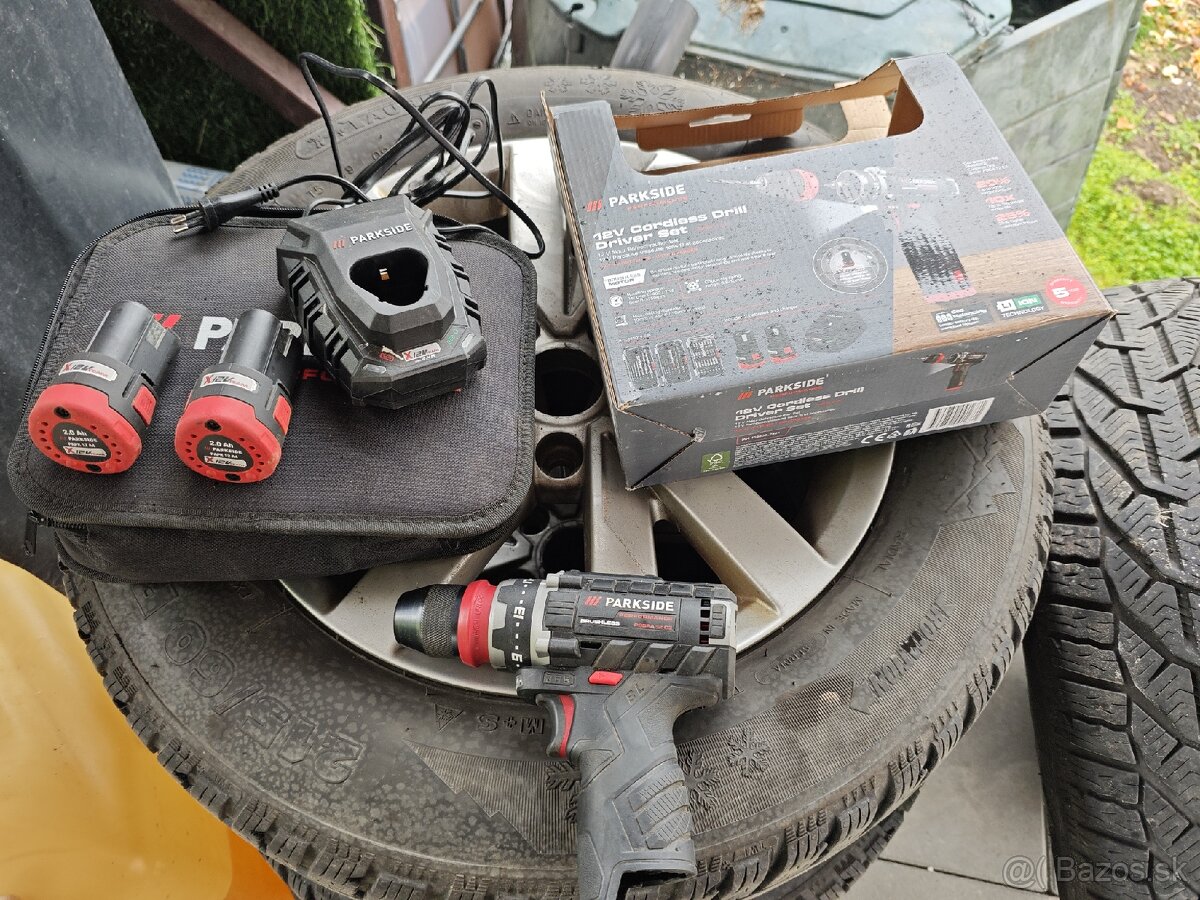 Aku skrutkovač parkside performance 12v