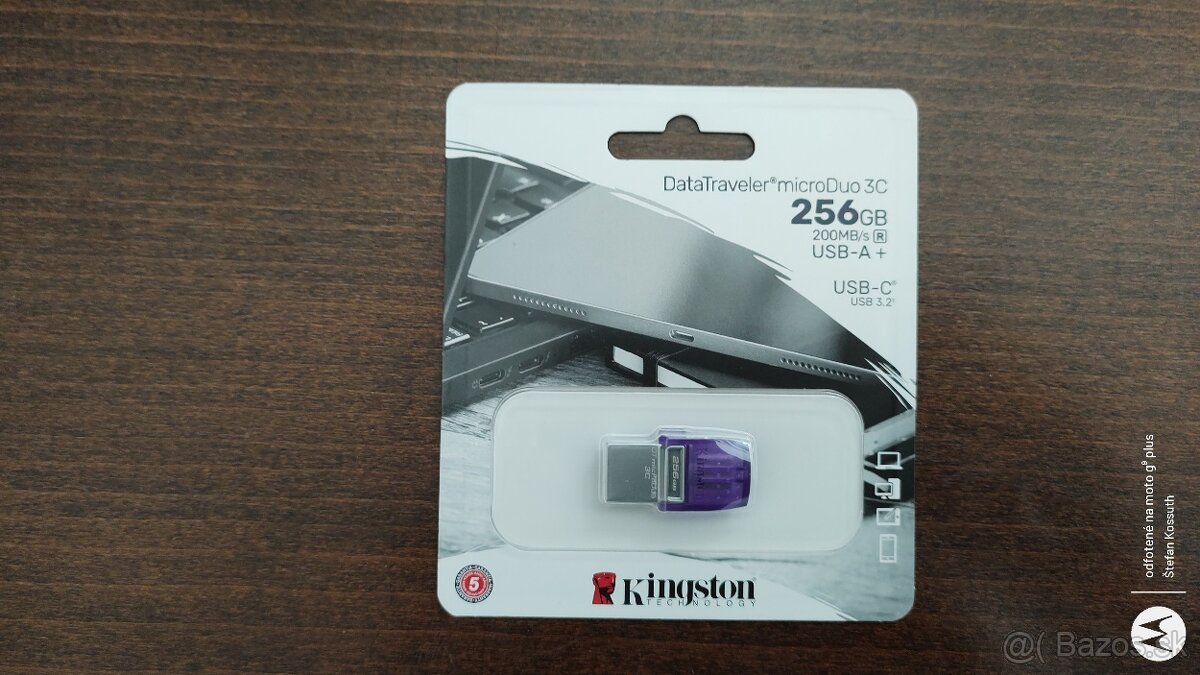 Kingston Data Traveler Micro Duo 3C Gen3, 256 GB . USB 3.2,
