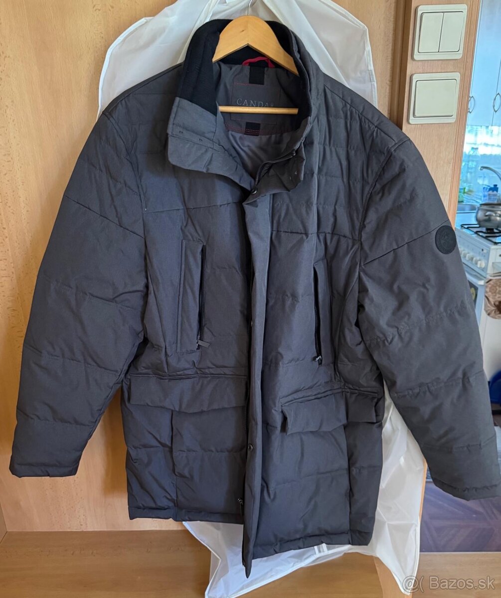 Pánska elegantná zimná vetrovka