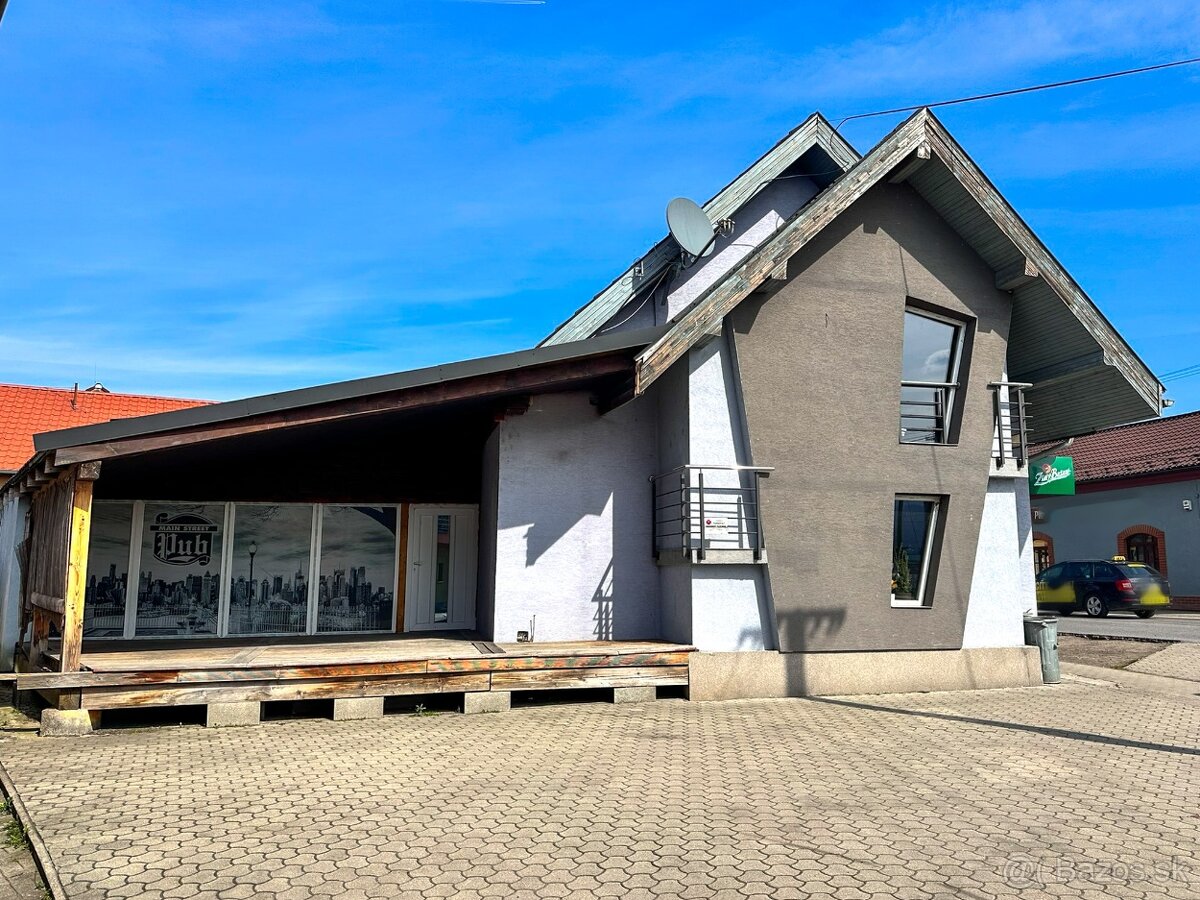 Investičný, komerčný objekt v meste Žarnovica, ul. Bystrická