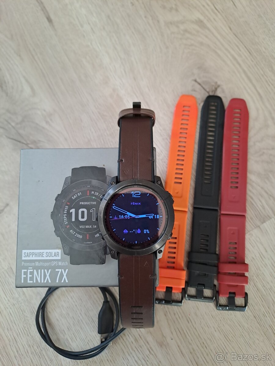 Garmin Fenix 7X Sapphire Solar