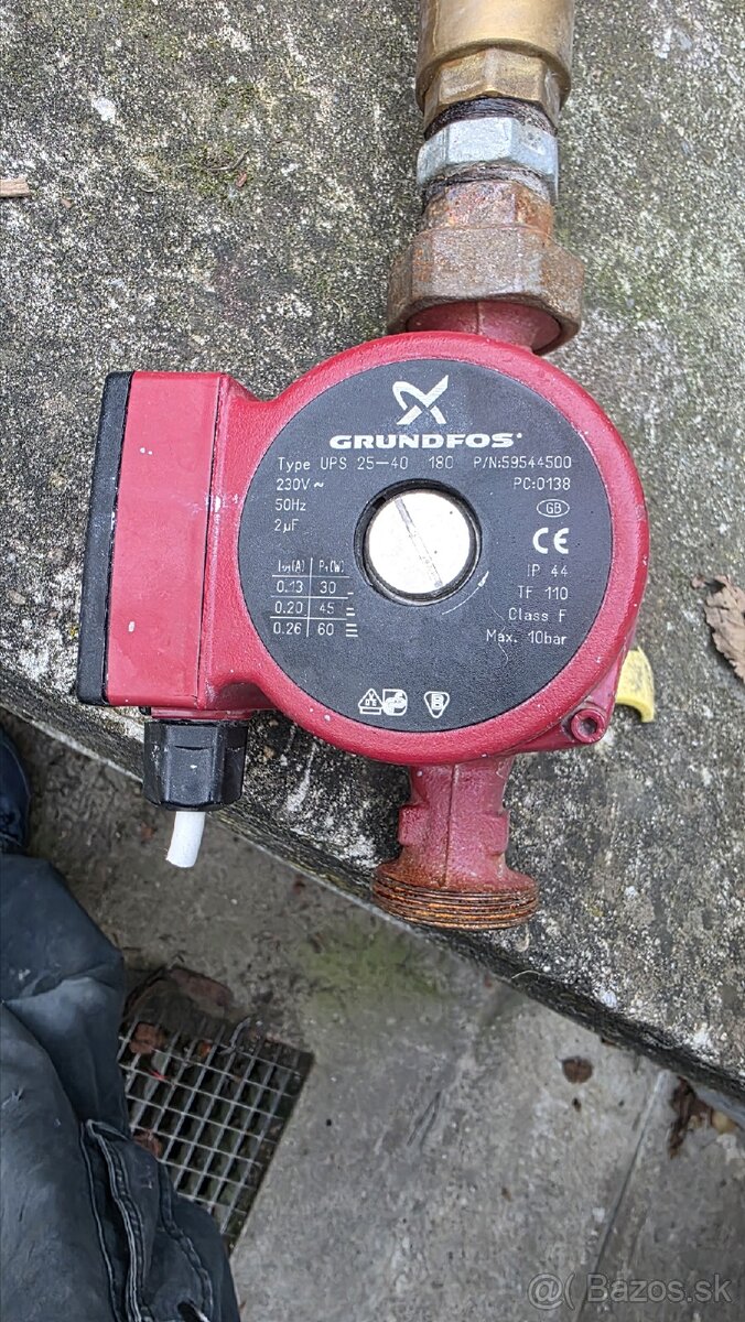 Čerpadlo grundfos 25-40-180