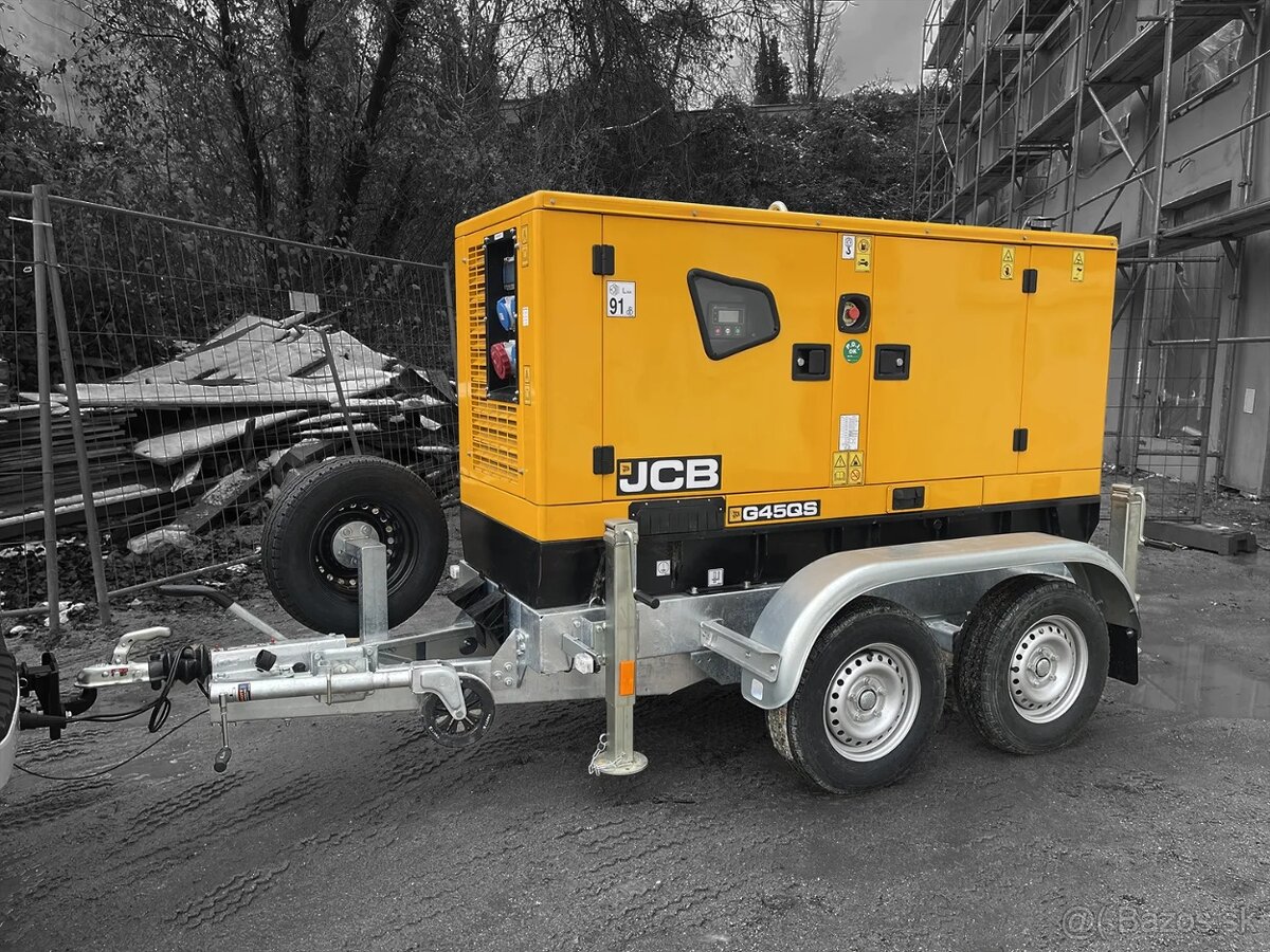Elektrocentrála JCB 45 kVA na prenájom