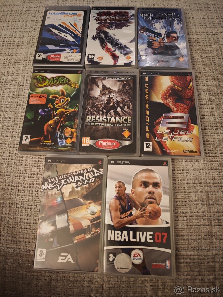 🎮 PSP hry – originálne UMD (rozpredaj - lacno)