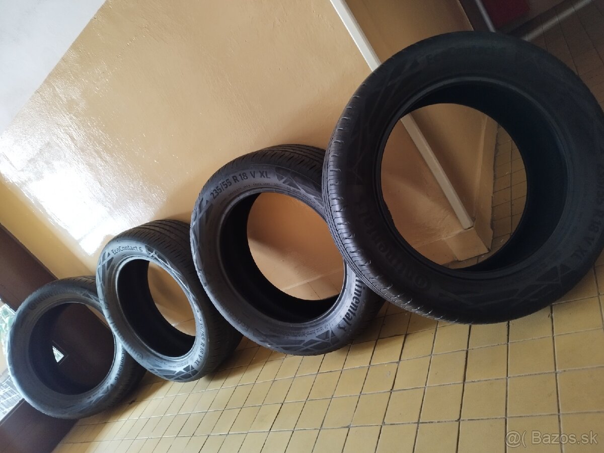 letne pneumatiky 235/55 r18 XL continental