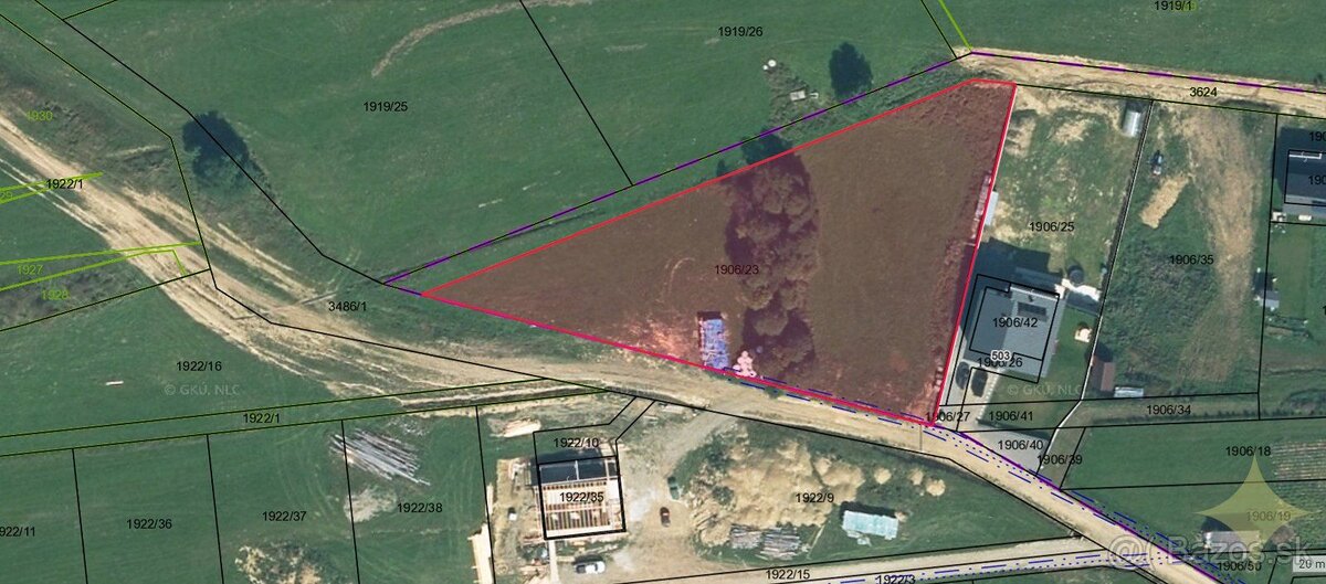 Predaj Stavebný pozemok 1500 m2 Oravská Jasenica okres Námes