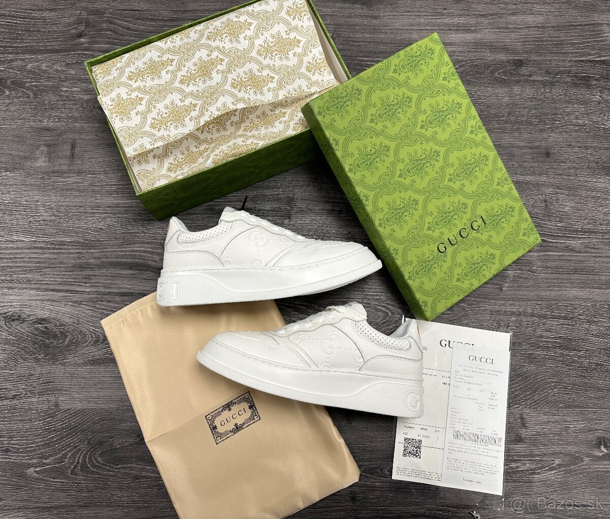 Gucci tenisky white komplet balenie